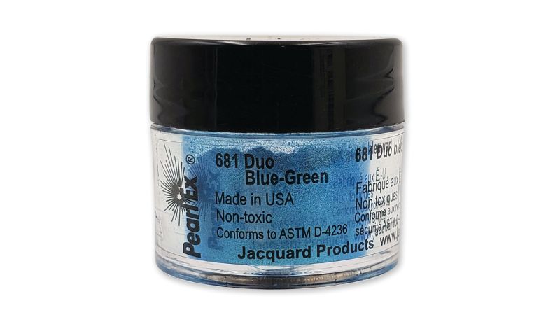 PEARL EX Powdered Pigment - JACQUARD DUO BLUE GREEN 681 (3g)