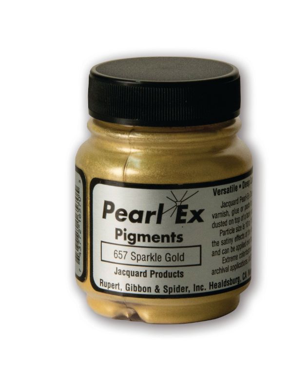 PEARL EX Powdered Pigment - JACQUARD SPARKLE GOLD 657 (21.26g)