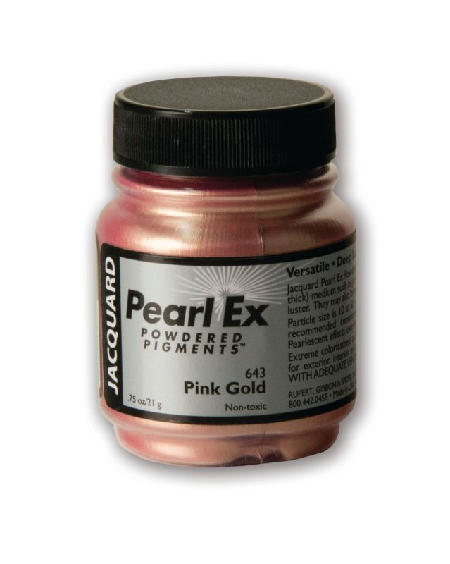 PEARL EX Powdered Pigment - JACQUARD PINK GOLD 643 (21.26g)