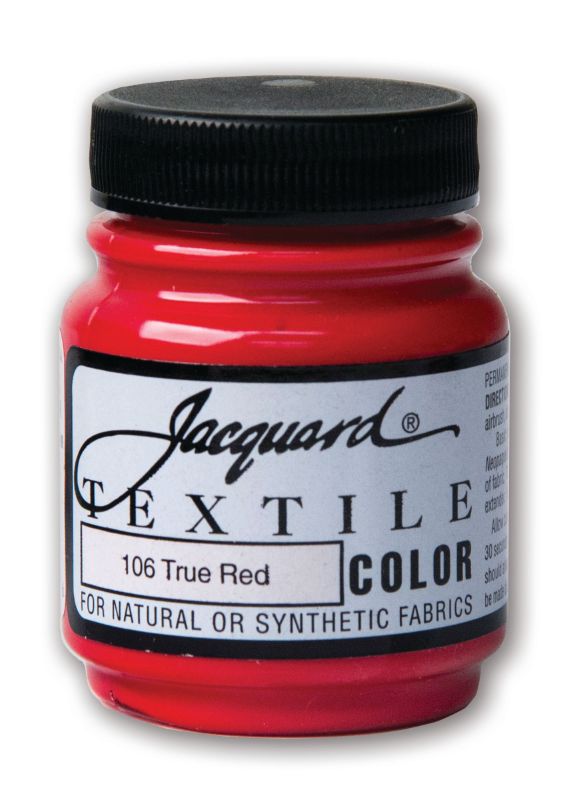 Paint - JACQUARD TEXTILE COLOURS TRUE RED 106 (66.54ml)