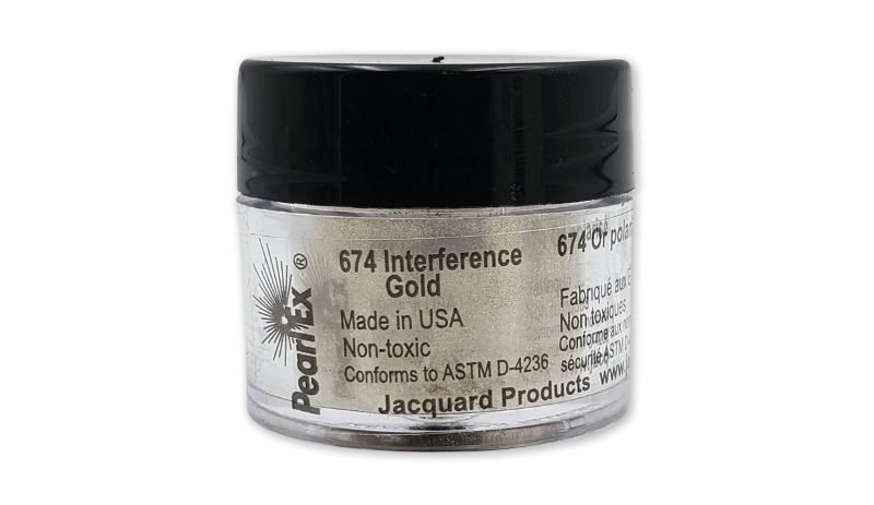PEARL EX Powdered Pigment - JACQUARD INTERFERENCE GOLD 674 (3g)