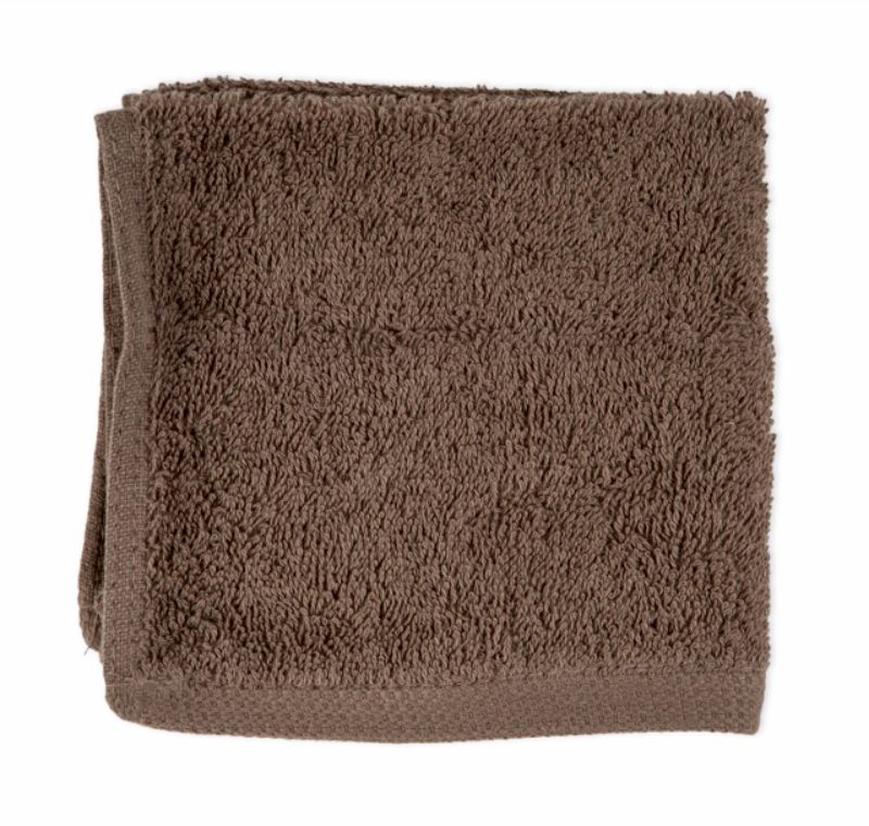 Luxurious Trinity Walnut hand towel, 66cm, made of premium cotton for softness and absorbency, perfect for home use.