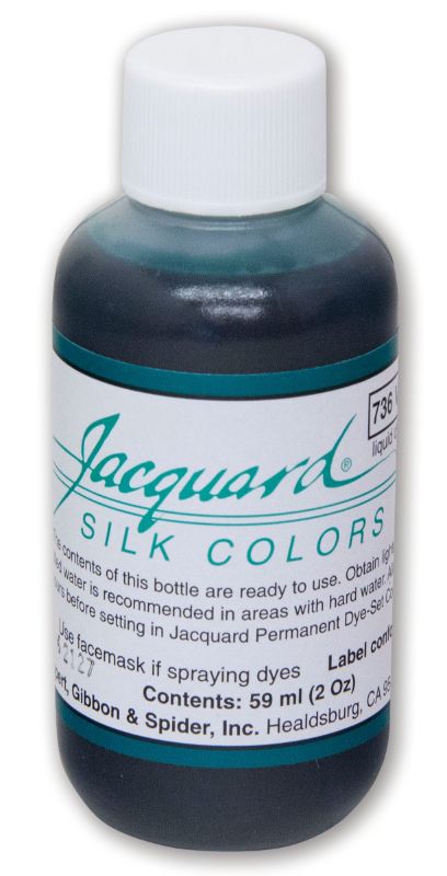 Dye - JACQUARD SILK GREEN LABEL VIRIDIAN GREEN 736 (59.15ml)