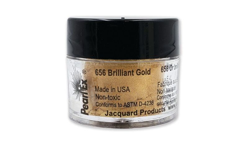 PEARL EX Powdered Pigment - JACQUARD BRILLIANT GOLD 656 (3g)