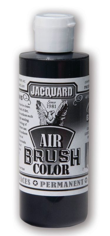 AIRBRUSH Paint - JACQUARD OPAQUE BLACK 206 (118.29ml)
