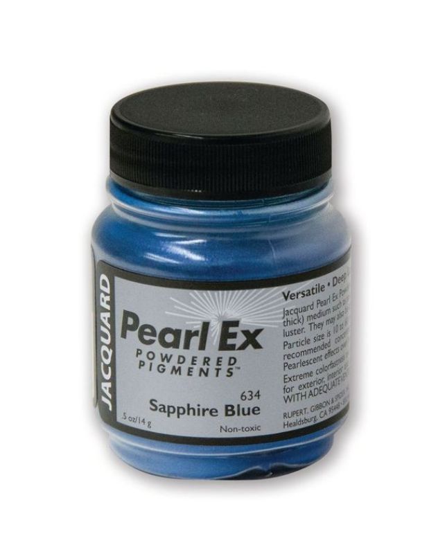 PEARL EX Powdered Pigment - JACQUARD SAPPHIRE BLUE 634 (14g)