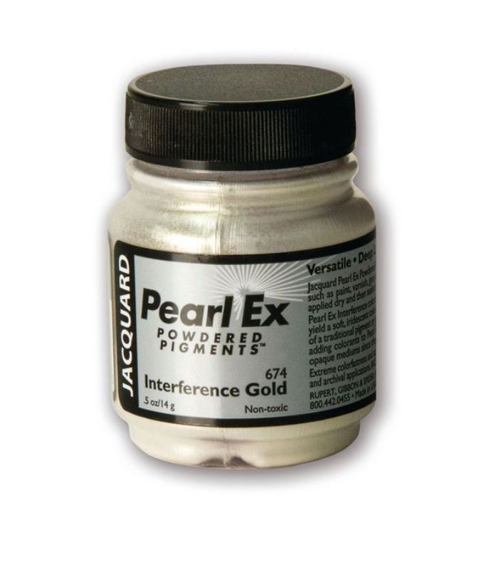 PEARL EX Powdered Pigment - JACQUARD INTERFERENCE GOLD 674 (14g)