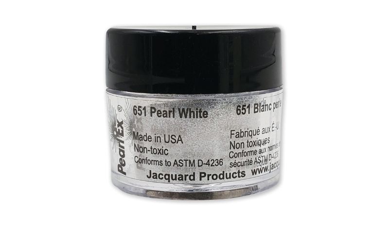 PEARL EX Powdered Pigment - JACQUARD PEARL WHITE 651 (3g)