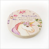 Wall Art - Ply Oval:Unicorn