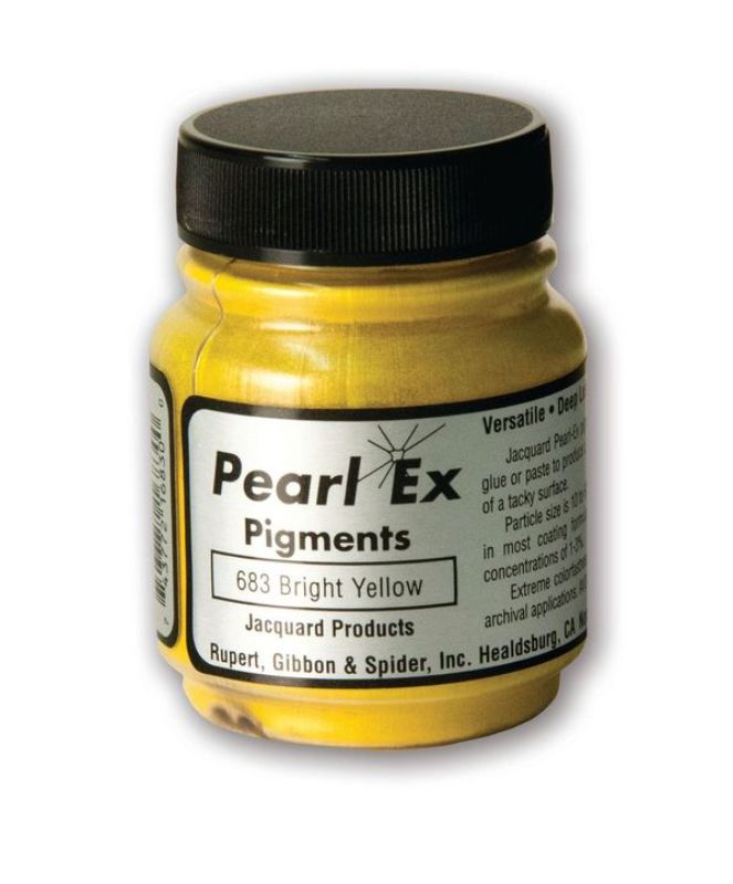 PEARL EX Powdered Pigment - JACQUARD BRIGHT YELLOW 683 (14g)