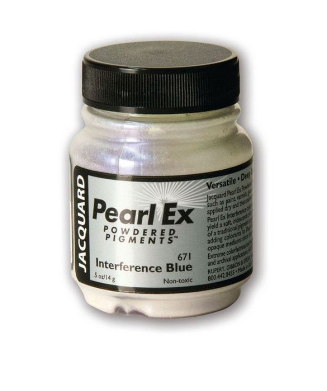 PEARL EX Powdered Pigment - JACQUARD INTERFERENCE BLUE 671 (14g)
