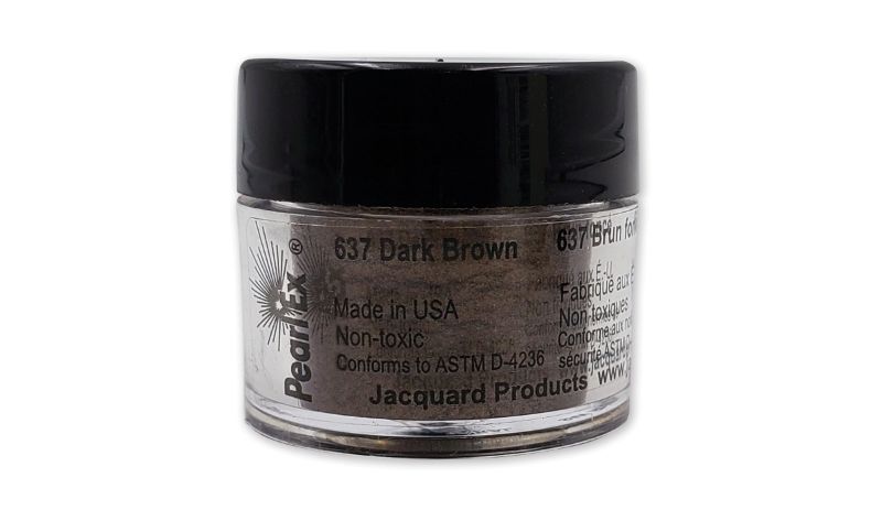 PEARL EX Powdered Pigment - JACQUARD DARK BROWN 637 (3g)