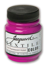Paint - JACQUARD TEXTILE COLOURS FLUORESCENT VIOLET 157 (66.54ml)