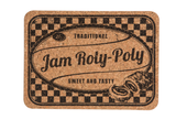 Uncle Zito's Jam Roly-Poly/Treacle tart and Custard cork tablemats