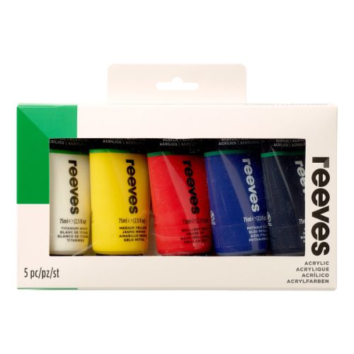 Reeves Artists' Acrylic Colour Sets - 5