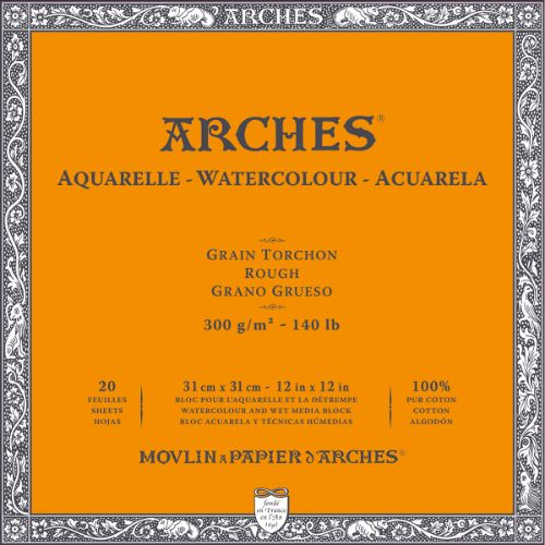 Arches Water Colour Blocks 300GSM 31X31 R
