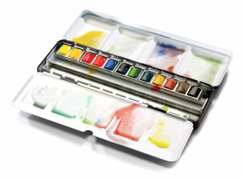 Winsor & Newton Professional Water Colour Black Box Set 12