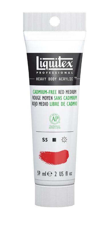 Liquitex Heavy Body Acrylic - 59ml Cadmium Free Red Light (510)