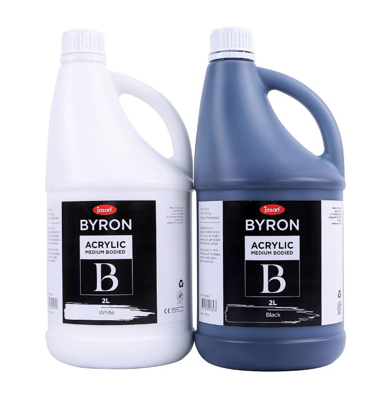 JASART BYRON ACRYLIC PAINT 2 LITRE - ORANGE