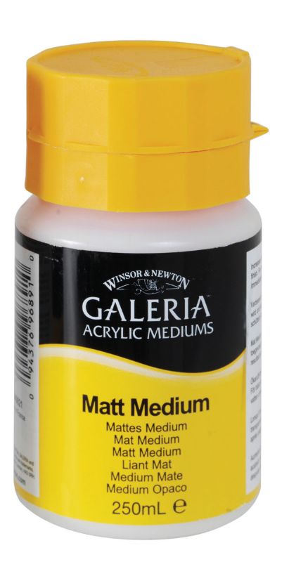 Acrylic Fluid Medium -Winsor & Newton Galeria Matt (250ml)