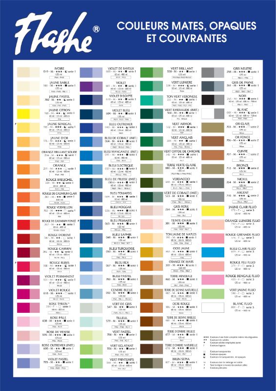 Vinyl Paint - Lefranc & Bourgeois Flashe - 125ml Water Green (587) (Series 2)