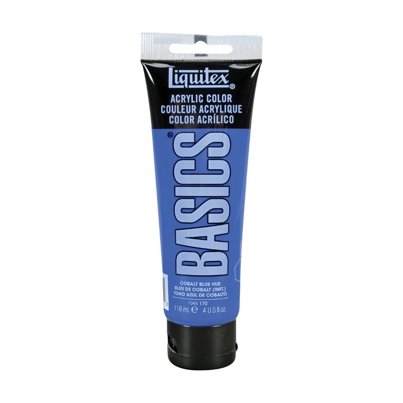 Acrylic Paint - Liquitex Basics 118ml (Cobalt Blue Hue)