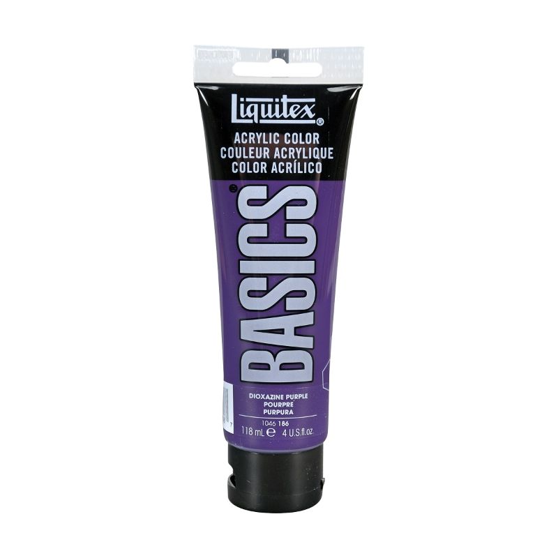 Acrylic Paint - Liquitex Basics 118ml (Dioxazine Purple)