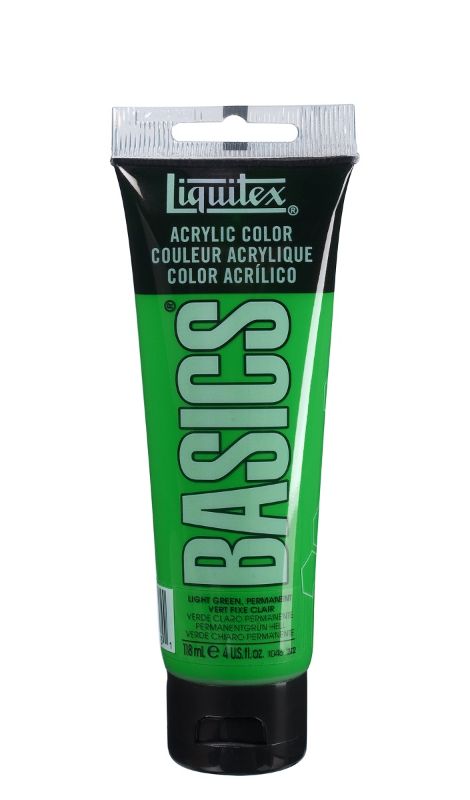 Acrylic Paint - Liquitex Basics 118ml (Light Green)