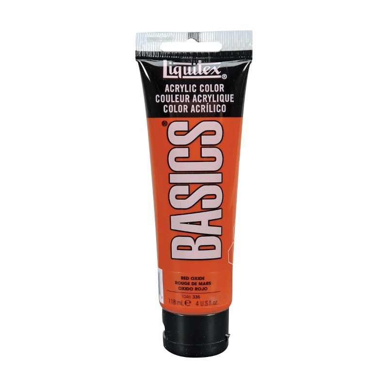 Acrylic Paint - Liquitex Basics 118ml (Red Oxide)