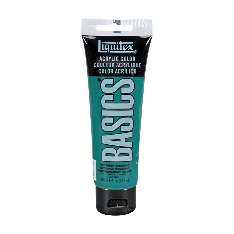 Acrylic Paint - Liquitex Basics 118ml (Deep Green)