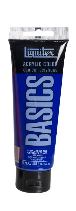 Acrylic Paint - Liquitex Basics 118ml (Ultramarine Blue)