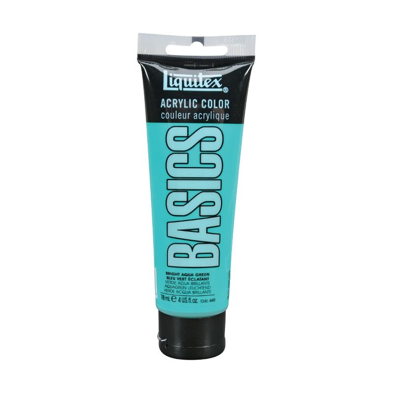 Acrylic Paint - Liquitex Basics 118ml (Bright Aqua Green)