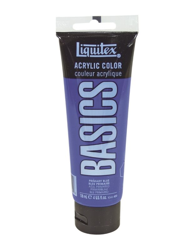 Acrylic Paint - Liquitex Basics 118ml (Primary Blue)