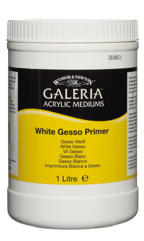 Gesso Primer - Winsor & Newton Galeria White (1 Litre)
