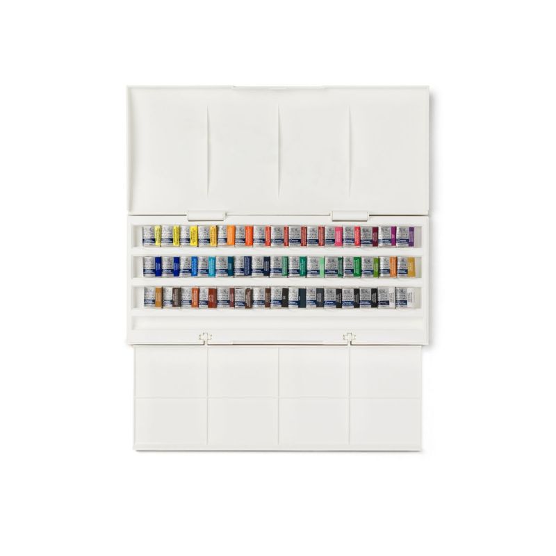 Watercolour Set - Winsor & Newton Cotman Half Pan Studio (Set of 45)