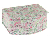 Jewellery Box - Curved Front PU Leather Large (21cm)