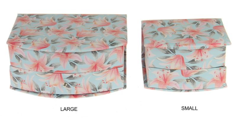 Jewellery Box - Curved Front Lily Large (21cm)