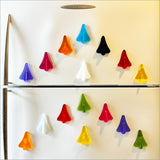Magnet - Jet Plane (Orange Satin Acrylic)