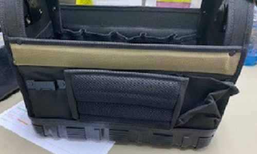 TTG 16in Open Top Tool Bag w/ Moulded Rubber Base