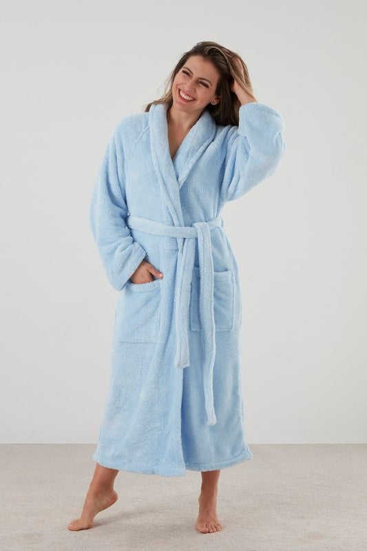 Bathrobe / Robe - MANOR Light Blue (L/XL) - BAKSANA