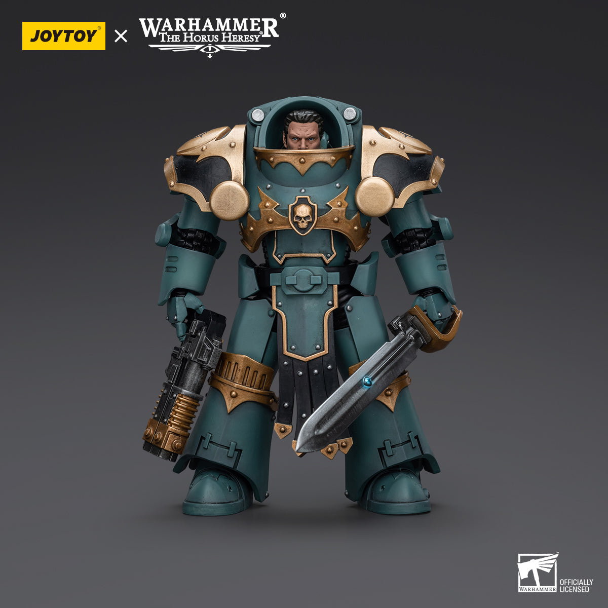 Warhammer 40K 1/18 Sons Of Horus - Terminator Squad Sergeant & Power Sword