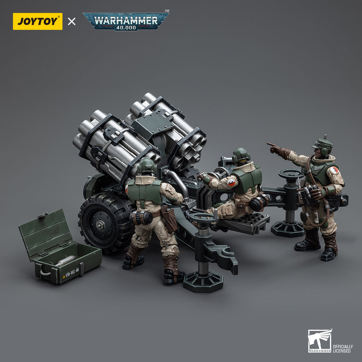 Warhammer Collectibles: 1/18 Scale Astra Militarum Ordnance Team with Malleus