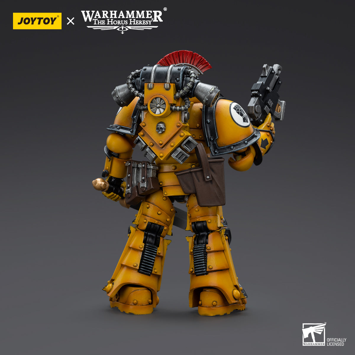 Warhammer 40K 1/18 Imperial Fists - MkIII Tactical Squad Legionary with Vexilla