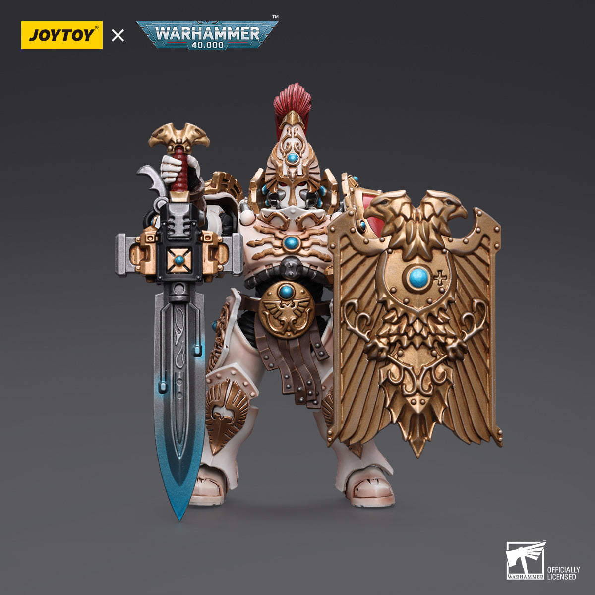 Warhammer 40K 1/18 Adeptus Custodes - Watch Custodian Guard with Sentinel Blade