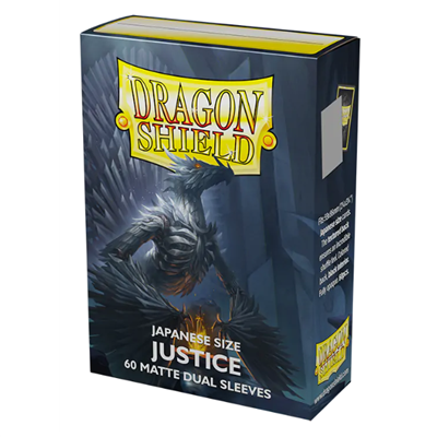 Dragon Shield: Japanese Size Sleeves  - Matte Dual  - Justice