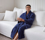 Relaxation Bathrobe / Robe - Navy (S/M) - BAKSANA