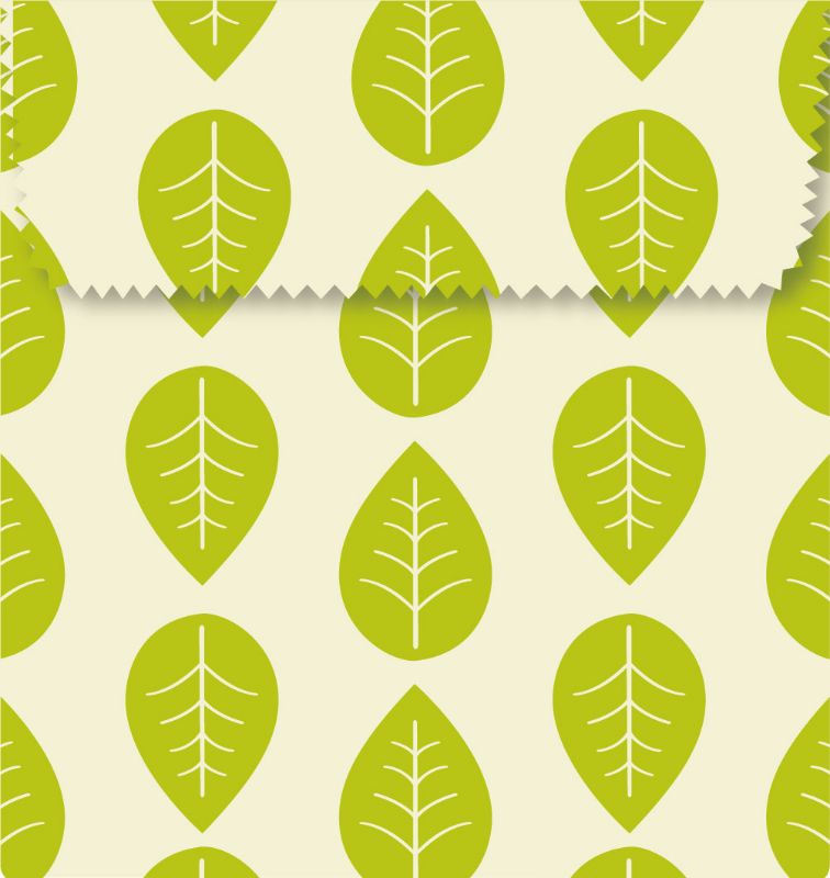 Beeswax Sandwich Pouch - Karlstert Leaves (Set of 2)