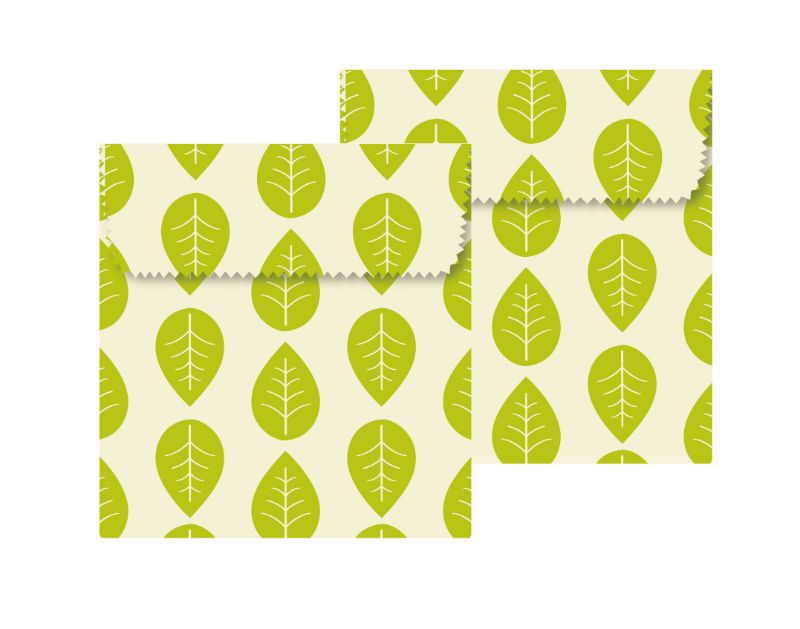 Sandwich Pouch - Karlstert Leaf (Set of 2)