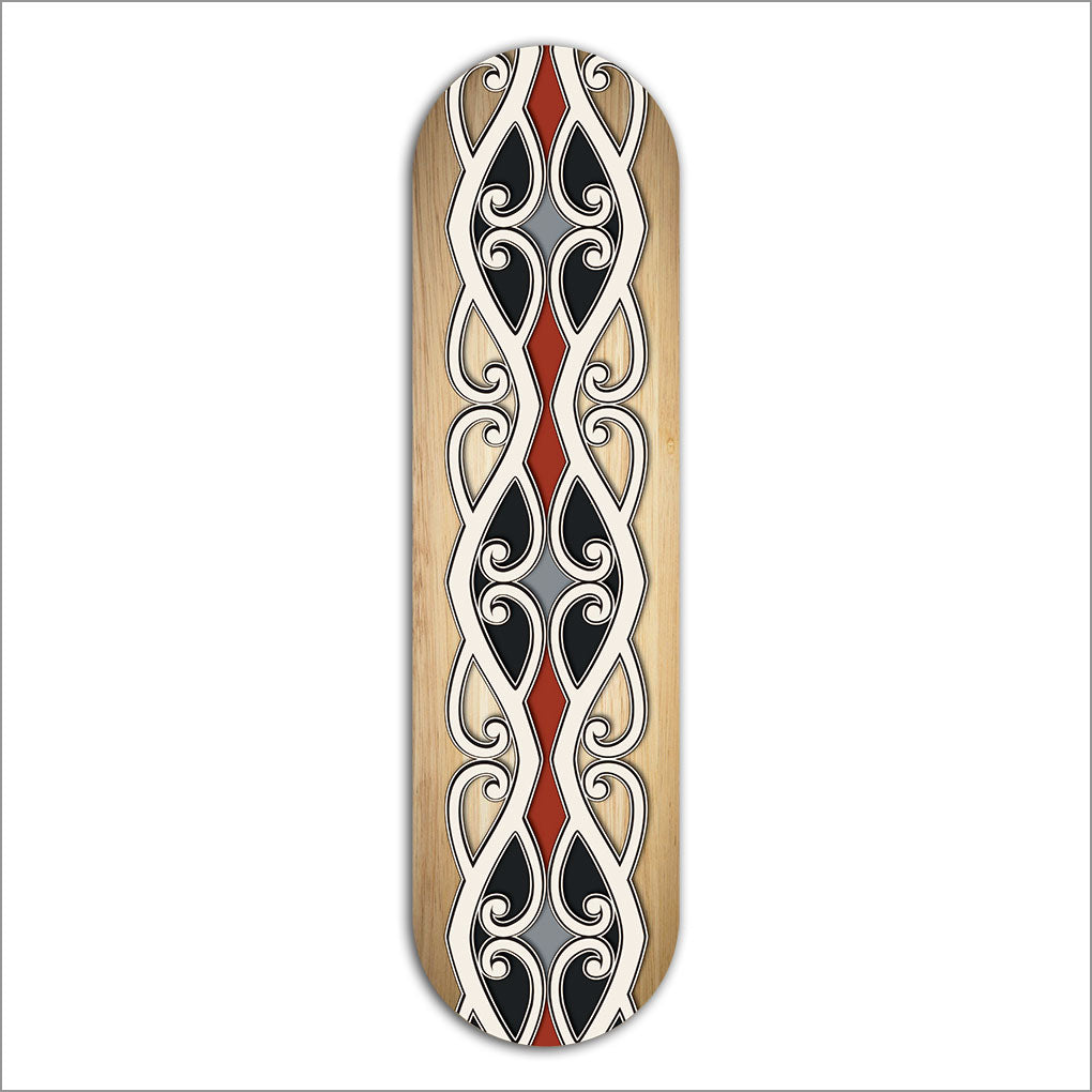 ACM Skateboard Art: Kowhaiwhai 1