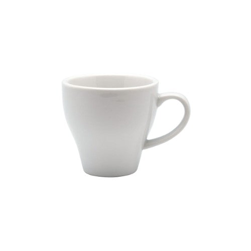 Rockingham White Long Black Tulip Cup 180ml (Set of 6)